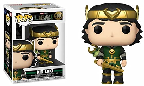 POP Marvel: Loki - Kid Loki with Alligator Loki Pop! Vinyl Figure (Bundled with Compatible Pop Box Protector Case), Multicolored, 3.75 inches