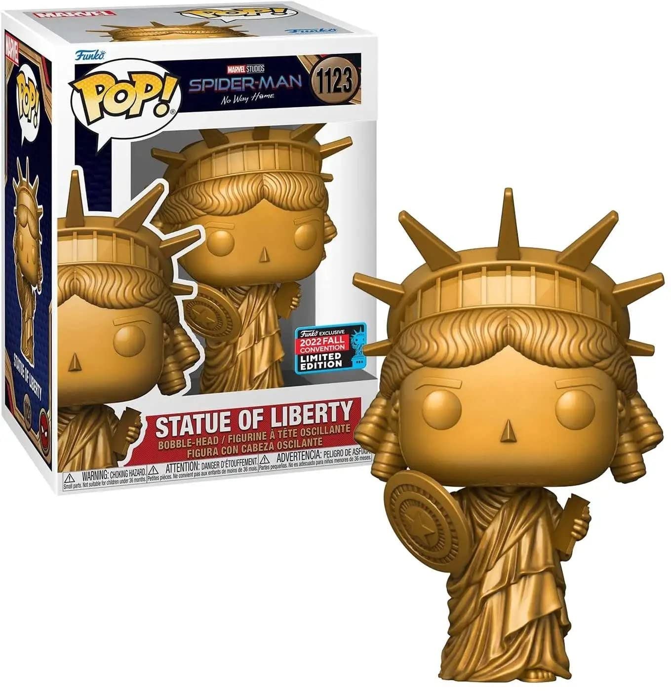 Funko Pop! Marvel: Spider-Man No Way Home - Statue of Liberty, Fall Convention Exclusive