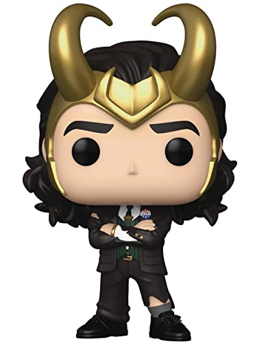 Funko Marvel: Loki - President Loki Pop! Vinyl Figure (Bundled with Compatible Pop Box Protector Case)