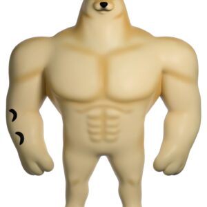 You Tooz Swole Doge 5' Tan Vinyl Figurine - Meme Collection