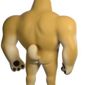 You Tooz Swole Doge 5' Tan Vinyl Figurine - Meme Collection