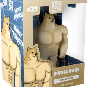 You Tooz Swole Doge 5' Tan Vinyl Figurine - Meme Collection