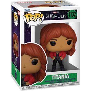 POP Marvel: [She Hulk] Attorney at Law - Titania Funko Vinyl Figure (Bundled with Compatible Box Protector Case), Multicolor, 3.75 inches