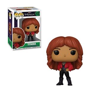 POP Marvel: [She Hulk] Attorney at Law - Titania Funko Vinyl Figure (Bundled with Compatible Box Protector Case), Multicolor, 3.75 inches