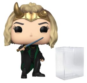 funko pop! marvel: loki - sylvie (bundled with ecotek pop protector)