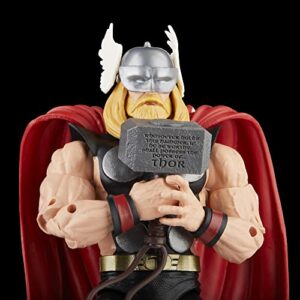 Marvel Legends Series Thor vs Destroyer, Avengers 60th Anniversary Collectible 6-Inch Action Figures, 5 Accessories