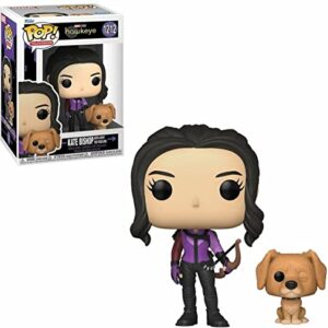 POP Marvel: Hawkeye - Kate Bishop with Lucky The Pizza Dog Funko Vinyl Figure (Bundled with Compatible Box Protector Case)