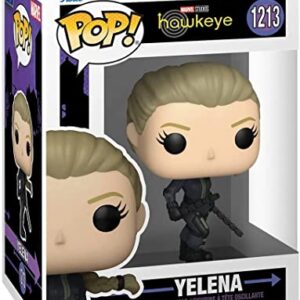 POP Marvel: Hawkeye - Yelena Belova [Black Widow] Funko Vinyl Figure (Bundled with Compatible Box Protector Case)