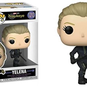 POP Marvel: Hawkeye - Yelena Belova [Black Widow] Funko Vinyl Figure (Bundled with Compatible Box Protector Case)