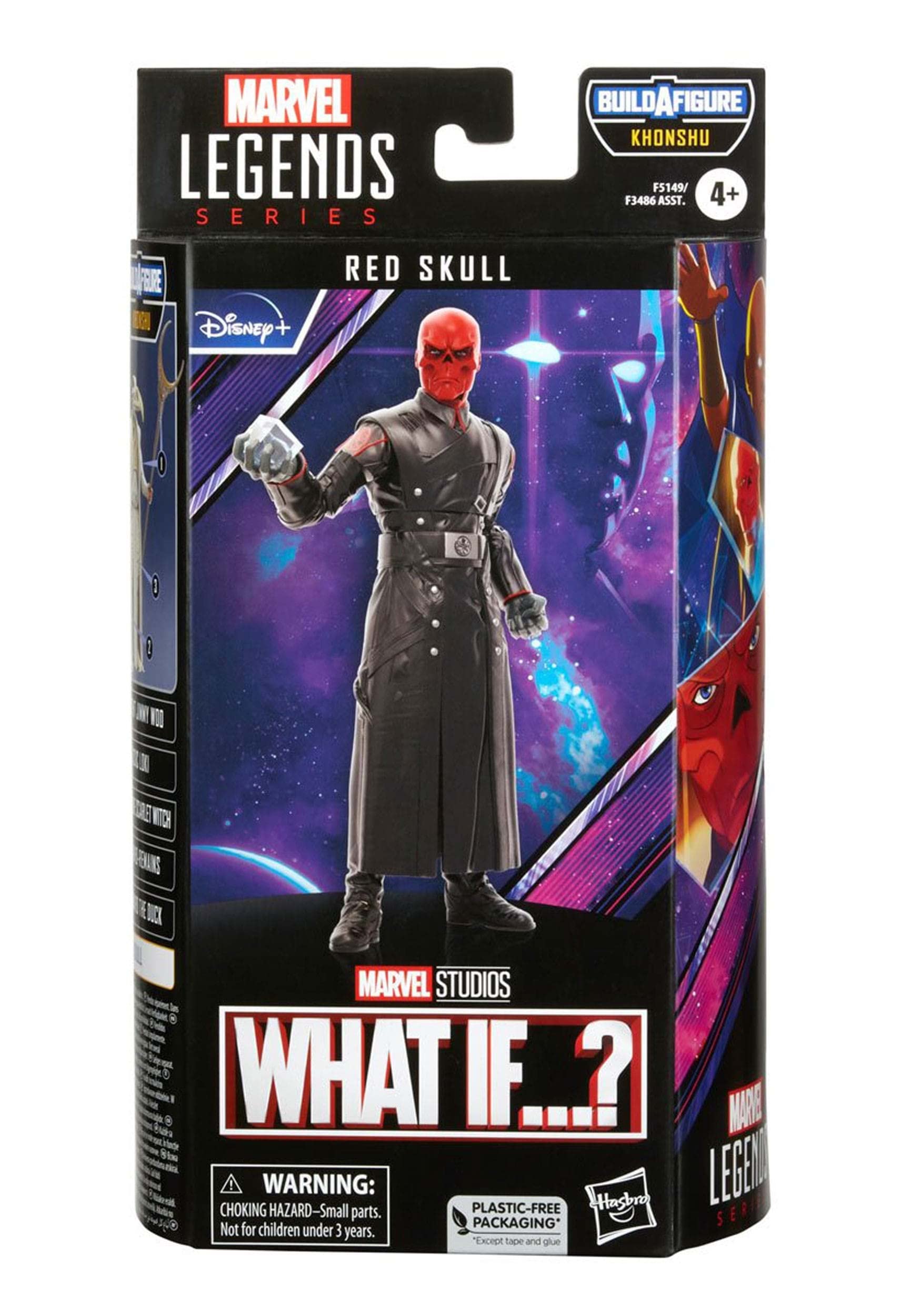 Marvel Legends Series MCU Disney Plus Red Skull What If Series Action Figure 6-inch Collectible Toy, 1 Accessory and 1 Build-A-Figure Part