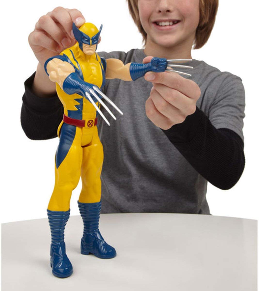 Marvel Titan Hero Series Wolverine 12 Inch, Thor Action Figure