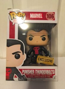 funko thunderbolts punisher pop! marvel punisher exclusive vinyl bobble head #106