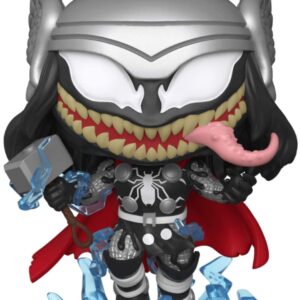 Funko Pop! Marvel: Venomized Thor #703 Exclusive with Chalice Collectibles Pop Protector Case