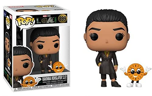 POP Marvel: Loki - Ravonna Renslayer with Miss Minute Funko Vinyl Figure (Bundled with Compatible Box Protector Case)