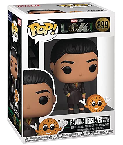 POP Marvel: Loki - Ravonna Renslayer with Miss Minute Funko Vinyl Figure (Bundled with Compatible Box Protector Case)