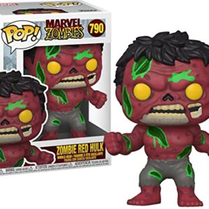 POP Marvel Zombies Zombie Red Hulk Funko Pop Vinyl Figure Bundled with Compatible Pop Box Protector Case Multicolored 3.75 inches