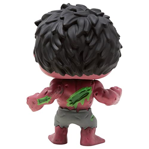 POP Marvel Zombies Zombie Red Hulk Funko Pop Vinyl Figure Bundled with Compatible Pop Box Protector Case Multicolored 3.75 inches