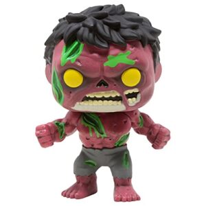 POP Marvel Zombies Zombie Red Hulk Funko Pop Vinyl Figure Bundled with Compatible Pop Box Protector Case Multicolored 3.75 inches