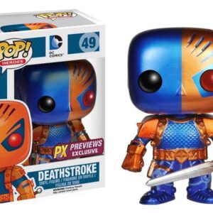 Funko Pop DC Heroes: Deathstroke Vinyl Figure (Metallic Version)