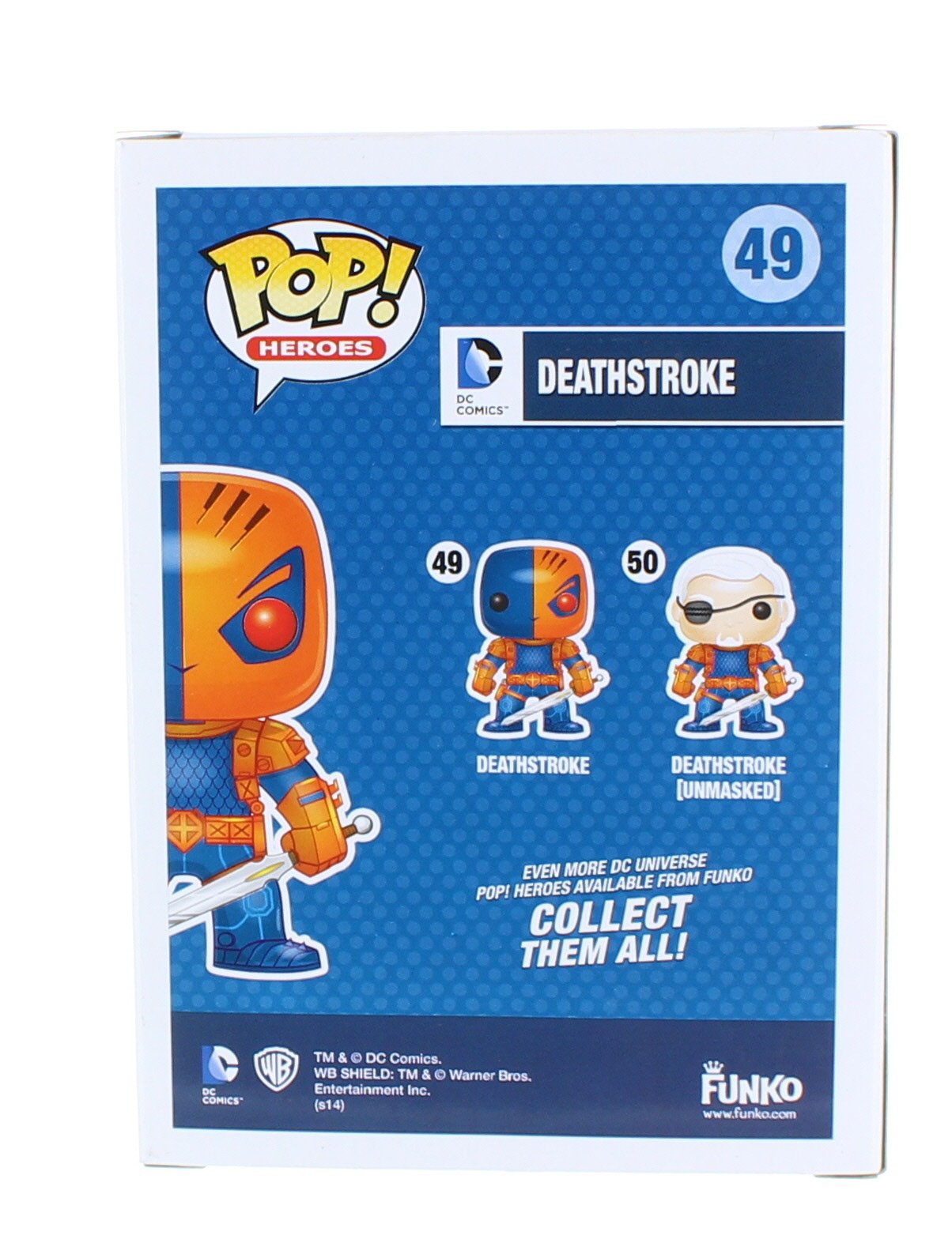 Funko Pop DC Heroes: Deathstroke Vinyl Figure (Metallic Version)