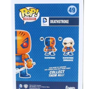 Funko Pop DC Heroes: Deathstroke Vinyl Figure (Metallic Version)