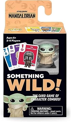 Funko Something Wild! Star Wars The Mandalorian with Grogu Pocket Pop! Card Game for 2-4 Players Ages 6 and Up