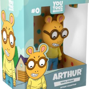 Arthur Vinyl Figure, 4.8" Aardvark Arthur Reed Action Figure - Youtooz Arthur Collection Based on Famous Animated TV Series