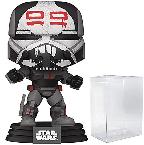 POP Star Wars: Clone Wars - Wrecker Funko Vinyl Figure (Bundled with Compatible Box Protector Case), Multicolor, 3.75 inches