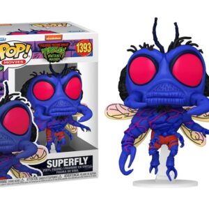 POP Teenage Mutant Ninja Turtles: Mutant Mayhem - Superfly Funko Vinyl Figure (Bundled with Compatible Box Protector Case), Multicolor, 3.75 inches