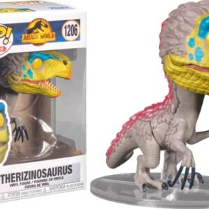 POP Jurassic World Dominion - Therizinosaurus Funko Vinyl Figure (Bundled with Compatible Box Protector Case), Multicolor, 3.75 inches