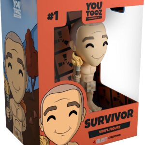 You Tooz Survivor 4.4" Vinyl Figure, Official Licensed Collectible Survivor Rust Figurine from Video Game Rust Rust Collection