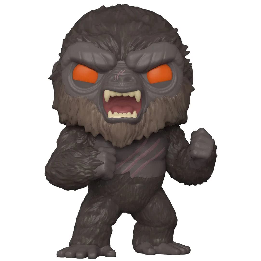 POP King Kong Battle Ready 1020 Movies Godzilla vs Kong Vinyl Figure (Bundled with EcoTek Protector to Protect Display Box)