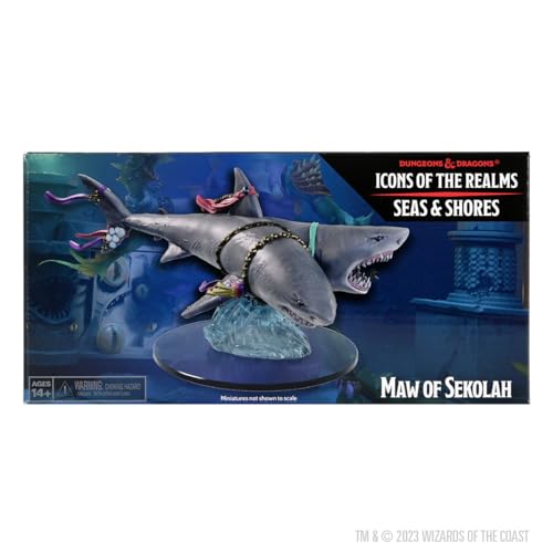 WizKids D&D Icons of The Realms: Seas & Shores - Maw of Sekolah Boxed Figure