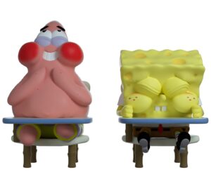 youtooz whats funnier than 24, 4" inch vinyl figure, collectible spongebob and patrick from funny internet meme what's funnier than 24 by youtooz spongebob squarepants collection