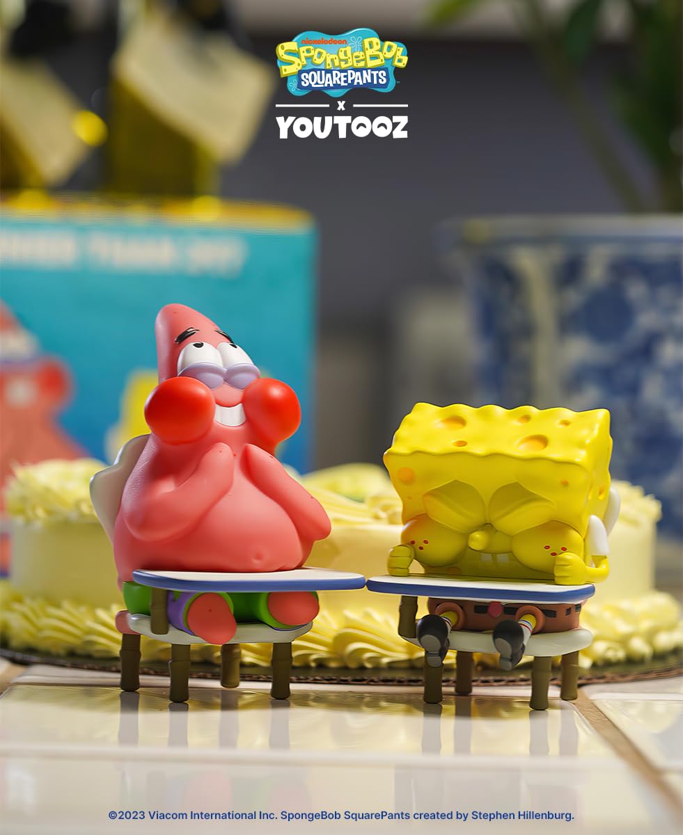 Youtooz Whats Funnier Than 24, 4" inch Vinyl Figure, Collectible Spongebob and Patrick from Funny Internet Meme What's Funnier Than 24 by Youtooz Spongebob Squarepants Collection