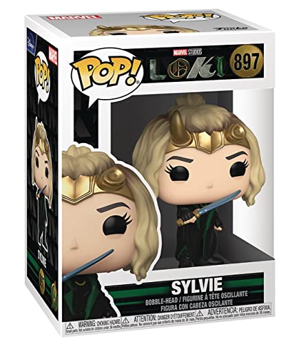 POP Marvel: Loki - Sylvie Funko Pop! Vinyl Figure (Bundled with Compatible Pop Box Protector Case), Multicolored, 3.75 inches