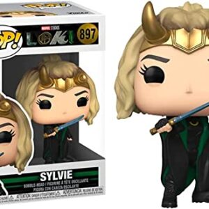 POP Marvel: Loki - Sylvie Funko Pop! Vinyl Figure (Bundled with Compatible Pop Box Protector Case), Multicolored, 3.75 inches