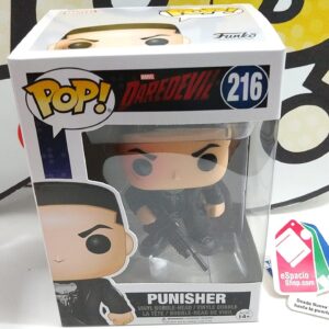 POP Marvel: Netflix Daredevil - Punisher (Frank Castle) Funko Pop! Vinyl Figure (Bundled with Compatible Pop Box Protector Case) Multicolor 3.75 inches