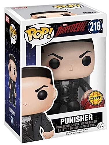 POP Marvel: Netflix Daredevil - Punisher (Frank Castle) Funko Pop! Vinyl Figure (Bundled with Compatible Pop Box Protector Case) Multicolor 3.75 inches