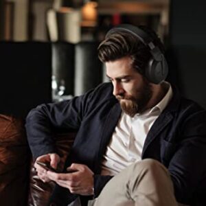 YAMAHA YH-E700B Wireless, Over-Ear, Noise-Cancelling Headphones, with Active Noise Cancellation (ANC) and 32 Hours of Battery Life (Black)