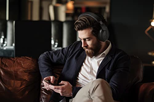 YAMAHA YH-E700B Wireless, Over-Ear, Noise-Cancelling Headphones, with Active Noise Cancellation (ANC) and 32 Hours of Battery Life (Black)