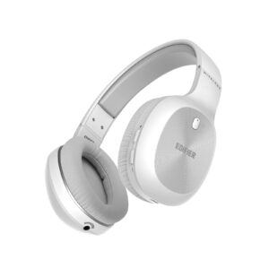 Edifier W800BT Plus Wireless Headphones Over-Ear Headset - Qualcomm® aptX - Bluetooth V5.1 - CVC™ 8.0 Call Noise Cancelling - 55H Playtime - Built-in Microphone - Physical Button White