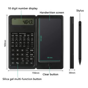 DISOUR Scientific calculators,10 Digit LCD Display Desktop Calculators, Comes with a 6 inch Writing Tablet for High School, College and Office Business…