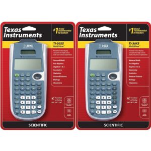 texas instruments ti-30xs multiview scientific calculator (2 pack)