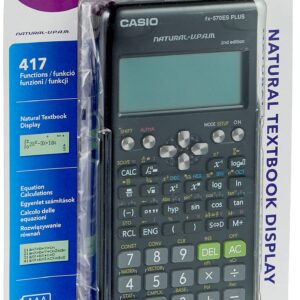Casio Fx-570Es Plus 2 Scientific Calculator with 417 Functions, Black