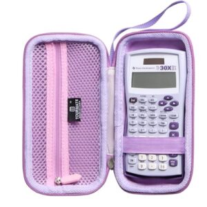 tourmate hard travel case replacement for texas instruments ti-30x iis 2-line scientific calculator, case only