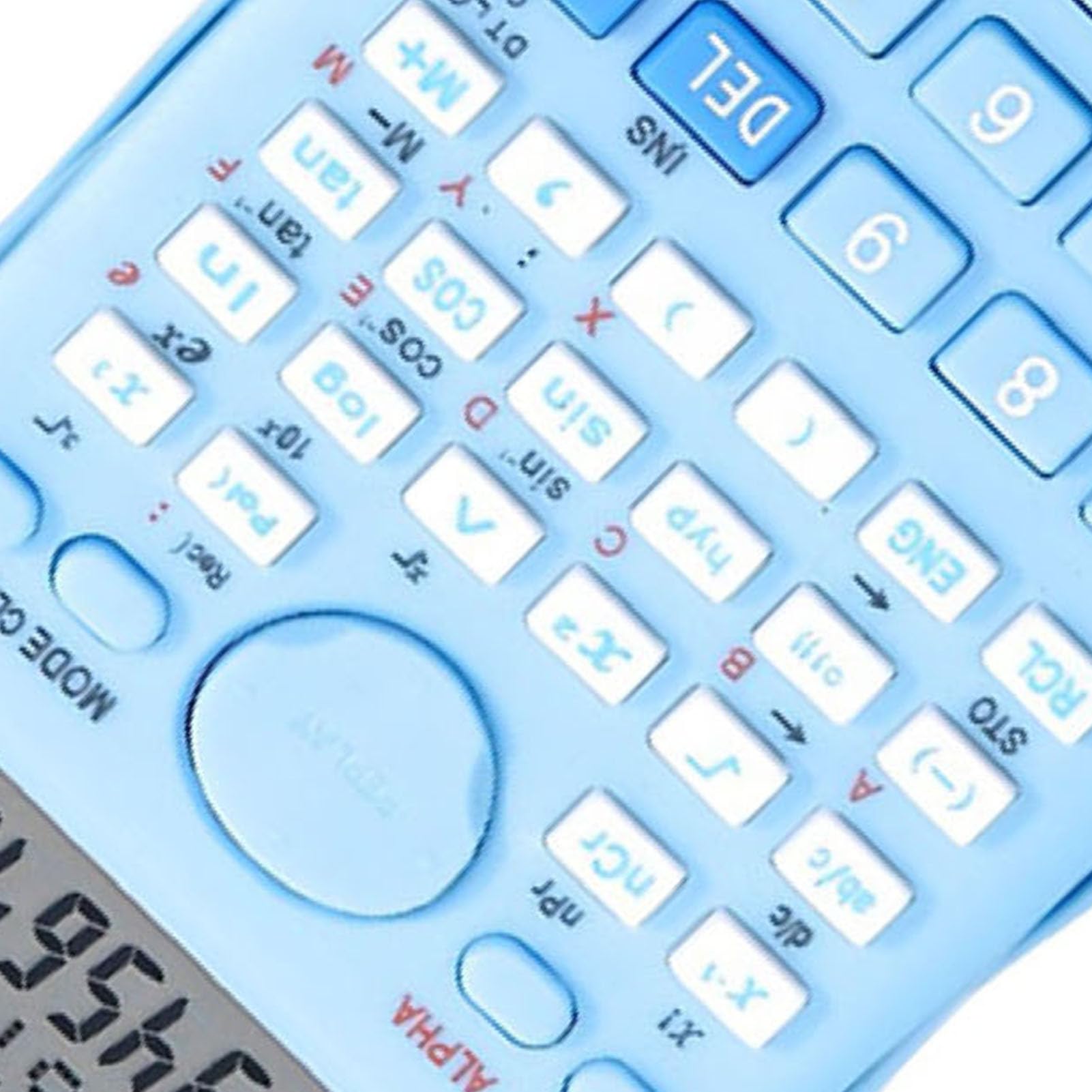 Multifunctional Scientific Calculator with 240 Functions, 12 Digit Display, Sliding Hard Cover for Easy Use in Exams (Blue)