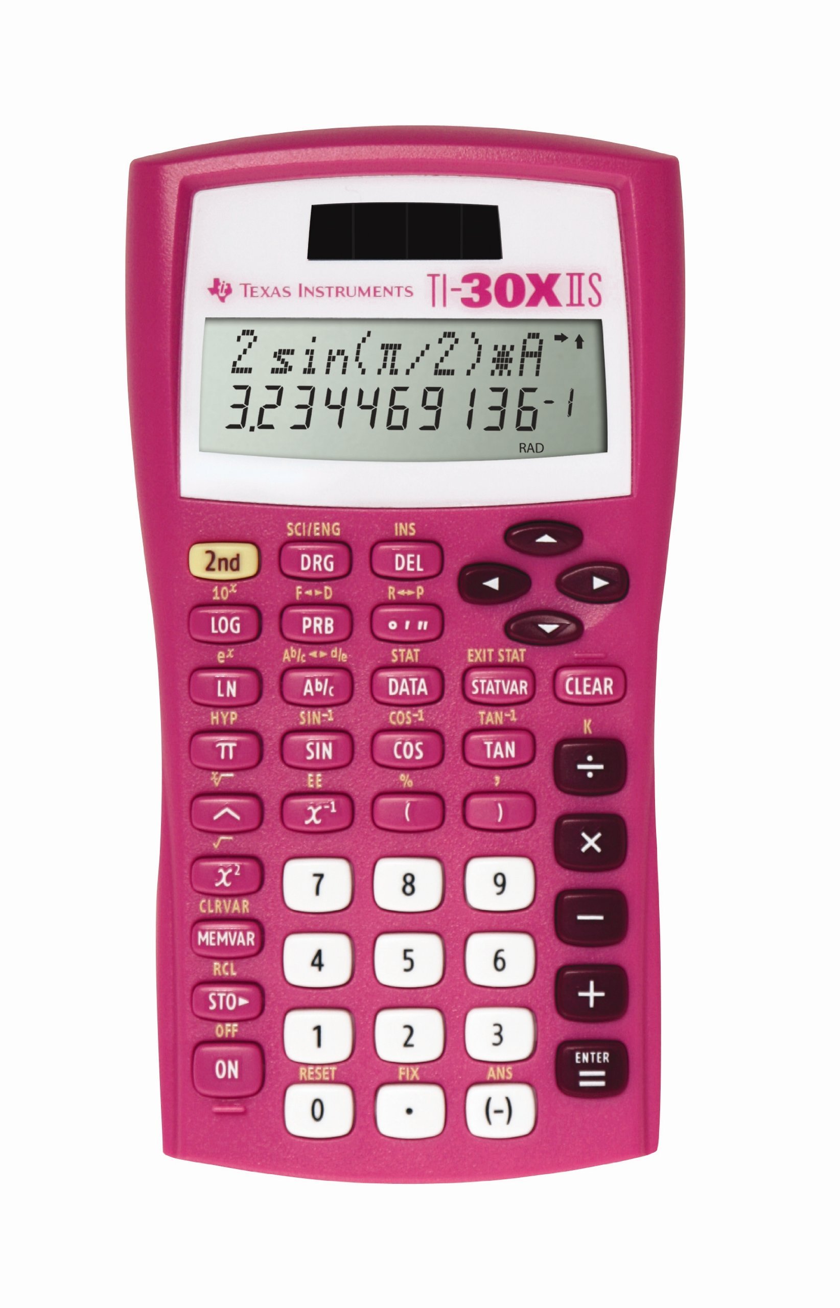 Texas Instruments TI-30X IIS 2-Line Scientific Calculator, Pink (Renewed)