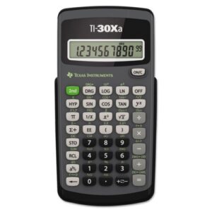 ti-30xa scientific calculator, 10-digit lcd