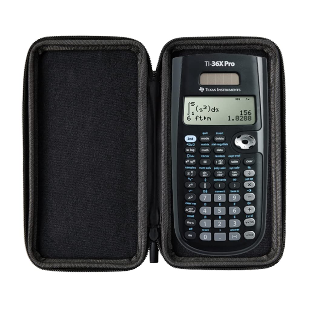 TI 36 X Pro Engineering Scientific Calculator + WYNGS Protective Case Black